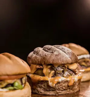 Mediterranean fusion restaurant interior at Flame and Bite in Bowness Calgary