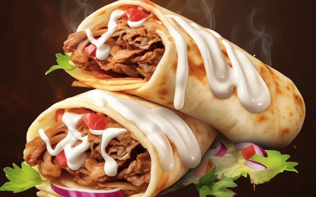 Chicken Shawarma Wrap - Flame and Bite Calgary Bowness