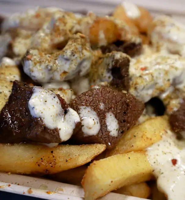 Donair poutine Mediterranean fusion Calgary